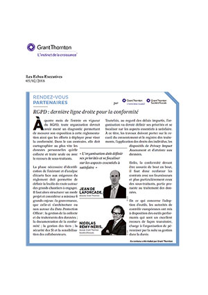 Les Echos RGPD