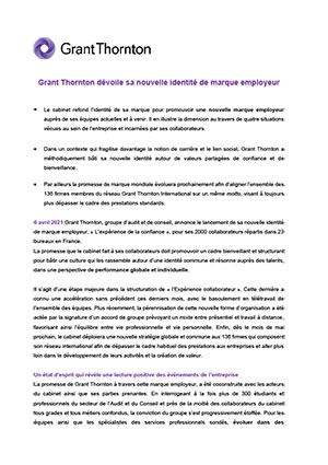 Grant Thornton dévoile sa nouvelle identité de marque employeur