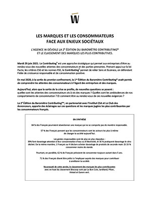 Les marques et les consommateurs face aux enjeux sociétaux