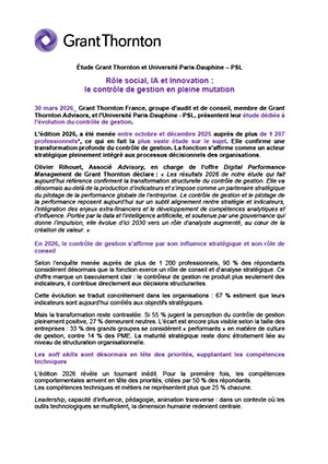 Rôle social, IA et Innovation