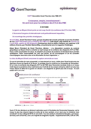 Croissance, emploi, investissement