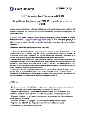 Le soufflé de la rentrée retombe