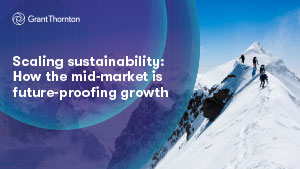 Scaling sustainability