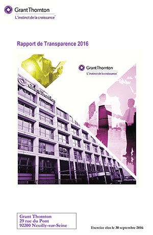 Grant Thornton Rapport transparence 2016