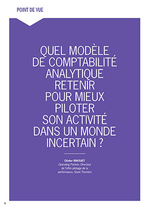Grant Thornton France QUEL MODELE DE COMPTABILITE ANALYTIQUE
